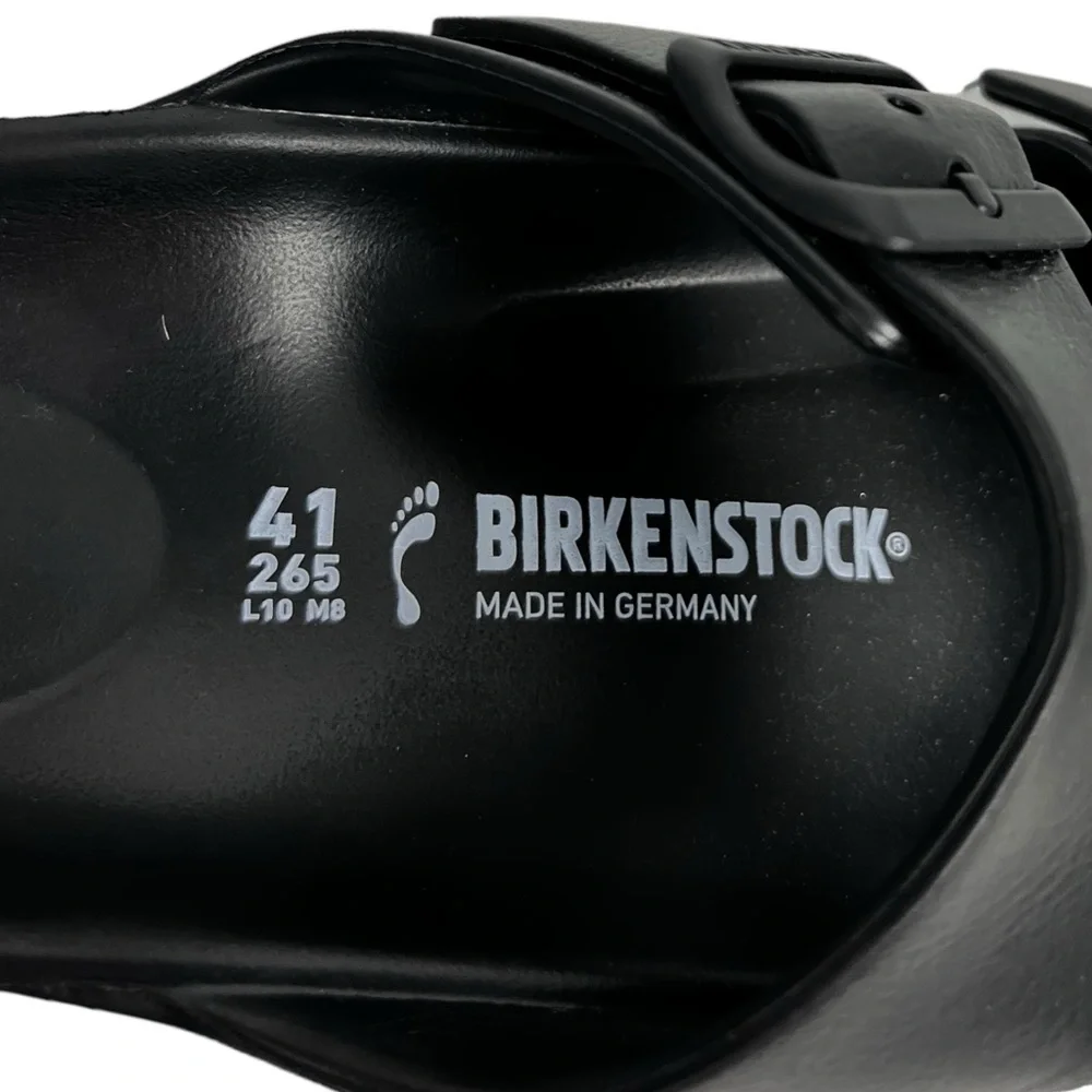 BIRKENSTOCK Arizona Essentials Sandals Black EVA Foam US M8 L 10 EU 41 EUC
